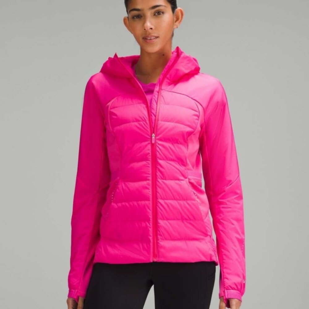 Lululemon Down for It All Jacket Sonic Pink like new